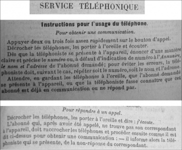 Service téléphonique