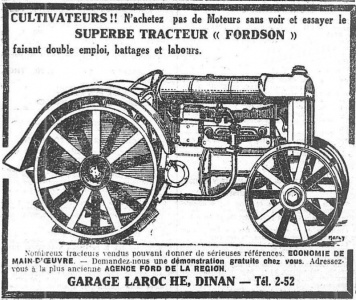 Tracteur Fordson Ecomusée du Pays de Rennes