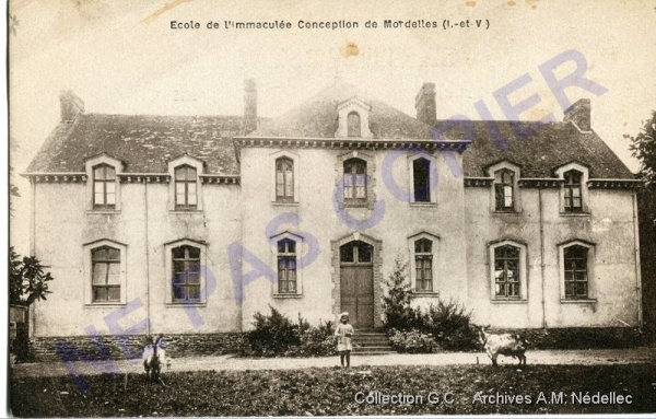 Ecole privée des filles en 1910